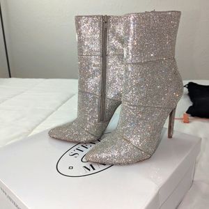 Steve Madden rhinestone boots